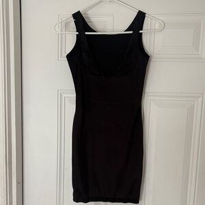 Maidenform Black Shapewear Slip Dress